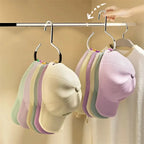 Durable Circle Ring Hat Hanger Non-marking Non-slip Hat Storage Hook Scarf Towel Tie Hanging Rack
