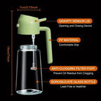 2in1Oil Spray Bottle Kitchen Olives Fryer Air Spray Oil Sprayer Dispenser Polisher Kitchen 500ml Sprayer Cooking Baking Camping