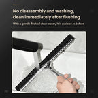 All-Purpose Shower Squeegee 10'' Golden Color Silicone Scrape Stainless Steel Handle Wiper Bathroom Mirror Glass Car Squeegee