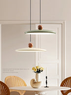 Restaurant chandelier Nordic cream style UFO bar island table light modern simple  French dining table dining room lamps
