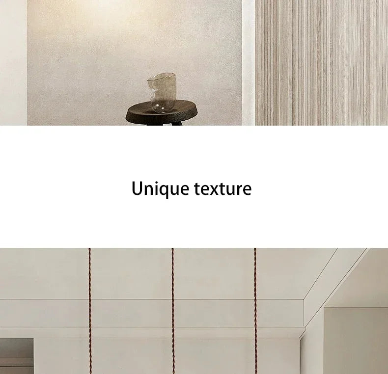 Luma Japanese Style Yellow Travertine Pendant Light, Wabi-Sabi Stone Chandeliers for Kitchen Island Bedroom Bedside Home Decor