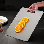 Titanium Cutting Boards for Kitchen, Stainless Steel Cutting Board, 304 Stainless Steel Double-Sided Food Grade Cutting Board