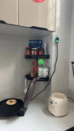 2/3Pc Strong Adhesive No-Drill Shower Shelf – Waterproof Wall Storage Organizer for Bathroom