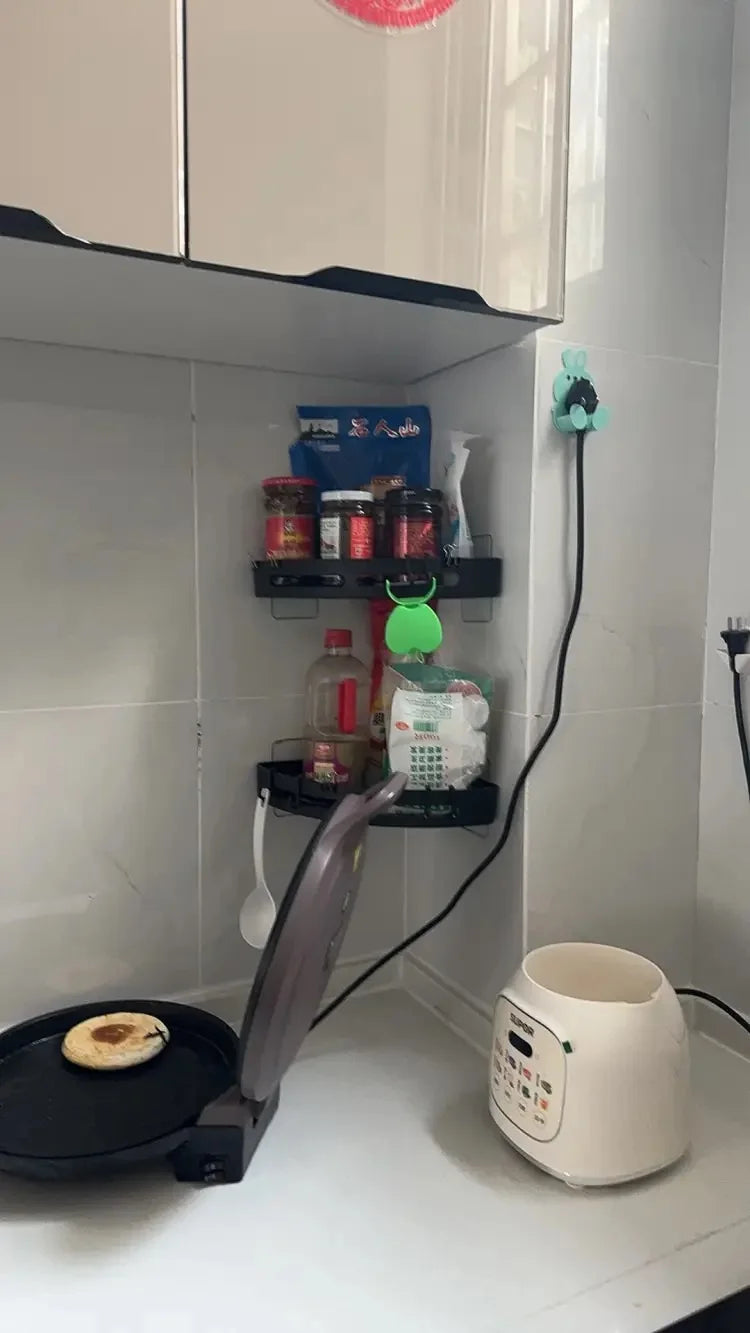 2/3Pc Strong Adhesive No-Drill Shower Shelf – Waterproof Wall Storage Organizer for Bathroom