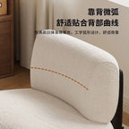 Wabi-sabi Single Designer Lazy Sofa Homestay Lamb Velvet Discuss Reception Lounge Chair Bedroom Living Room Furniture