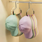 Durable Circle Ring Hat Hanger Non-marking Non-slip Hat Storage Hook Scarf Towel Tie Hanging Rack