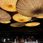 Japanese Wabi Sabi Cloth Pendant Light Bar Living Room B&B Bedroom Nordic Ceiling Chandelier Lighting Decor Lustre Hanging Lamps