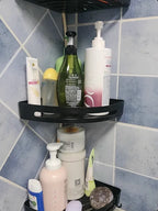 2/3Pc Strong Adhesive No-Drill Shower Shelf – Waterproof Wall Storage Organizer for Bathroom