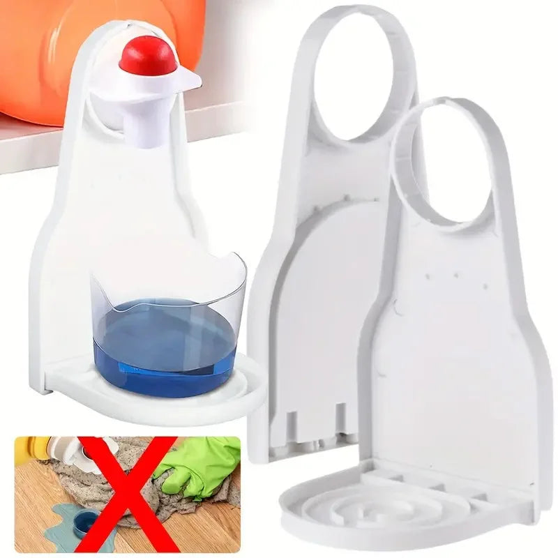 2PCS Laundry Detergent Drip Catcher Tray Cup Holder Soap Dispenser Fabric Softener Gadget Under Tub Liquid Container Organizer