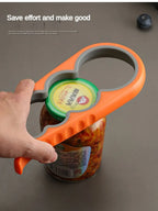 1Pc Four-in-One Bottle Opener Kitchen Multi-Function Can Openers Bottle Opener Non-Slip Labor-Saving Twist Bottle Lid Opener