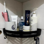 2/3Pc Strong Adhesive No-Drill Shower Shelf – Waterproof Wall Storage Organizer for Bathroom