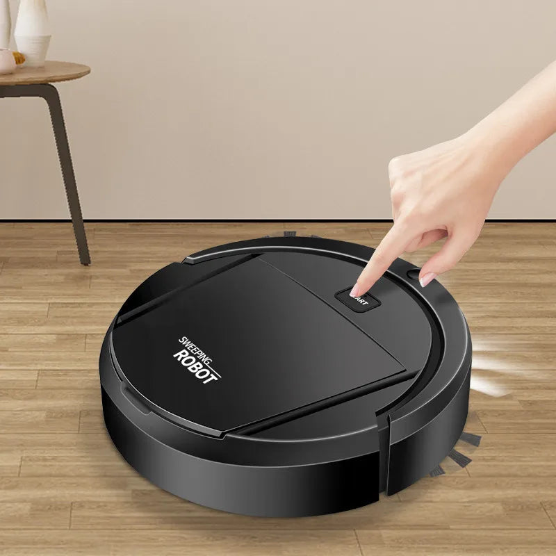 Modern Automatic Robot Vacuum Cleaner Smart Sweeping Dry Wet Cleaning Machine Charging Intelligent Vacuum Cleaner for Home