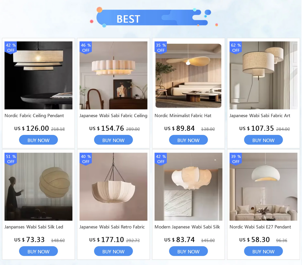 Japanese Wabi Sabi Fabric Ceiling Chandeliers Living Bedroom Decor Lustre Pendant Lights Indoor Lighting Hanging Lamps Fixtures