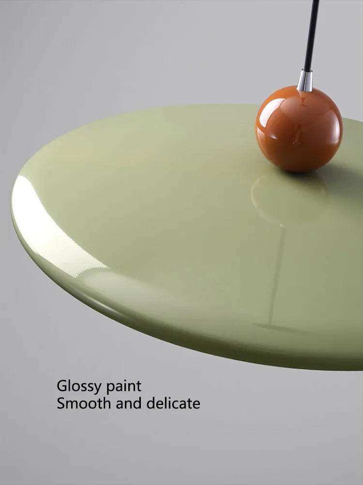 Restaurant chandelier Nordic cream style UFO bar island table light modern simple  French dining table dining room lamps