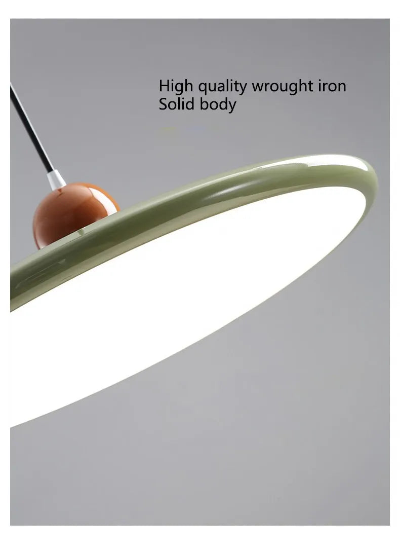 Restaurant chandelier Nordic cream style UFO bar island table light modern simple  French dining table dining room lamps