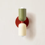 Modern Cream Style Wall Sconce, Double Head Up and Down Light for Bedroom, Corridor & Bedside Decoration