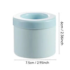 Silicone Ice Cube Mold Round Ice Bucket Summer Homemade DIY Refrigerator Freeze Ice Maker Creative Ice Cube Mold Barware Tools