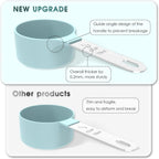 8pcs Measuring Cups & Spoons Set,Stackable Nesting Measure Cups with Stainless Steel Handle,Kitchen Gadgets for Cooking & Baking