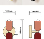 Modern Cream Style Wall Sconce, Double Head Up and Down Light for Bedroom, Corridor & Bedside Decoration