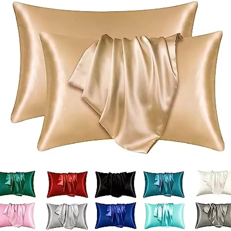 1pc Boost Beauty Sleep Silky Satin Pillowcases: Cooling, Hair and Skin-Friendly, Easy-Care