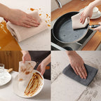 New 100% Cotton Dishcloth Ultra Soft Absorbent Kitchen Towel Household Cleaning Cloth Wash Cloth Kitchen Accessories