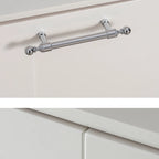 Santaya Solid Brass Kitchen Cabinet Handle PVD Gold Furniture Pulls Wardrobe Long Handles Dresser Drawer Knobs