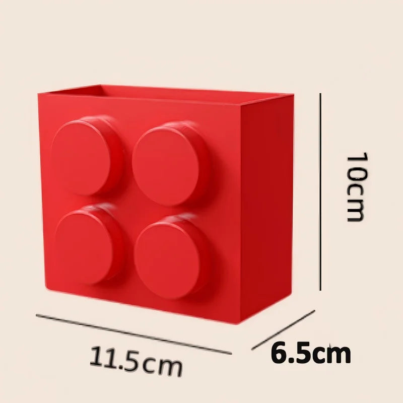 Magnetic wall-mounted narrow-edge kitchen straw, cling film storage box, refrigerator side storage rack