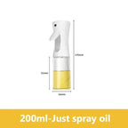 2in1Oil Spray Bottle Kitchen Olives Fryer Air Spray Oil Sprayer Dispenser Polisher Kitchen 500ml Sprayer Cooking Baking Camping
