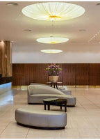 Japanese Wabi Sabi Cloth Pendant Light Bar Living Room B&B Bedroom Nordic Ceiling Chandelier Lighting Decor Lustre Hanging Lamps