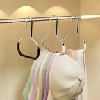 Durable Circle Ring Hat Hanger Non-marking Non-slip Hat Storage Hook Scarf Towel Tie Hanging Rack