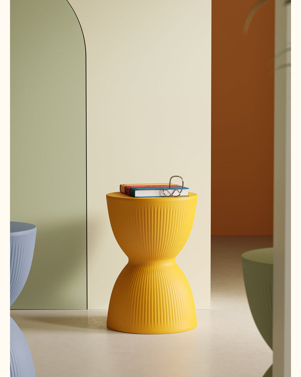 Stripe Rainbow Stool