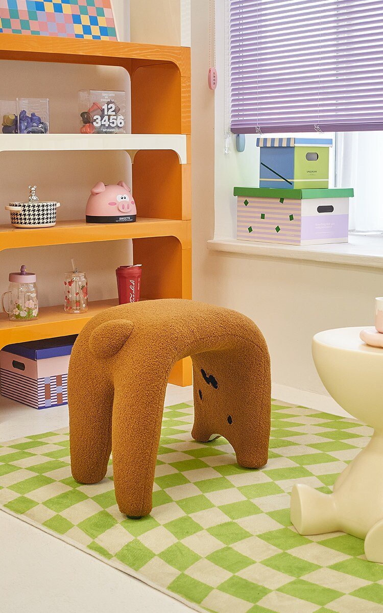 Adorable Cat Face Stool